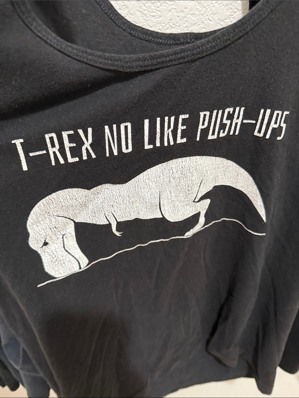 Mens Black Graphic Muscle Tank Top - Beast/T-Rex Designs - Picture 4 of 5